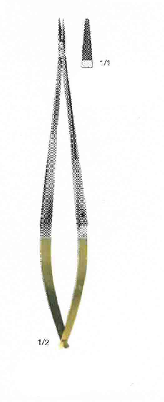 CASTROVIEJO MİKRO ALTIN SAPLI PORTEKÜ 17 CM